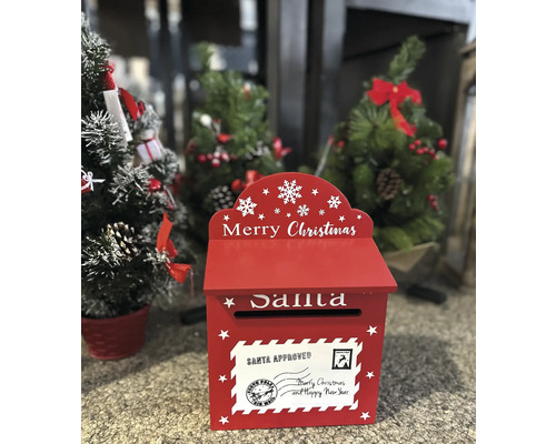 Dekorative Weihnachtspostbox für Briefe an den Weihnachtsmann