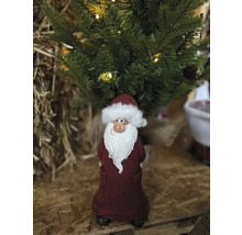 Weihnachtsmann Figur mit rotem Mantel und Weihnachtsmütze als Dekoration