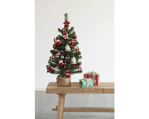 Künstlicher Weihnachtsbaum Lafiora Colorado H 75 cm rot