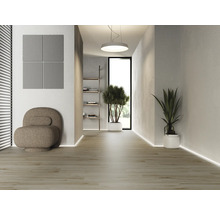 MIRAVA OSLO Feinsteinzeug Wand- und Bodenfliese walnut light BxLxS 29.8x120x0.9 cm
