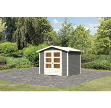 Abri de jardin Karibu Telse 3 272 x 210 cm gris terre cuite