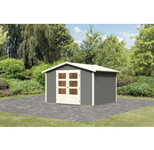 Abri de jardin Karibu Telse 4 272 x 282 cm gris terre cuite