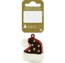 Weihnachtsbaumschmuck Weihnachtsmütze mit Pailletten