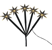 Sternengirlande mit fünf Lampen für den Aussenbereich