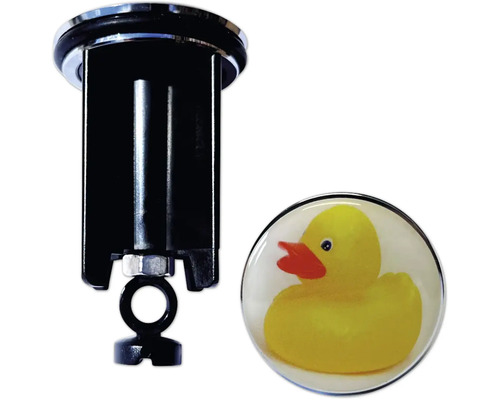 Garniture de vidange et couvercle avec motif de canard