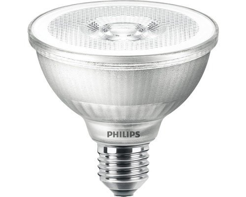 Ampoule à réflecteur LED à intensité lumineuse variable PAR30s transparente E27/9,5W(75W) 740 lm 2700 K blanc chaud