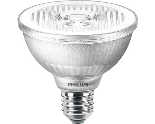 Ampoule à réflecteur LED à intensité lumineuse variable PAR30s transparente E27/9,5W(75W) 740 lm 2700 K blanc chaud Ampoule LED Philips