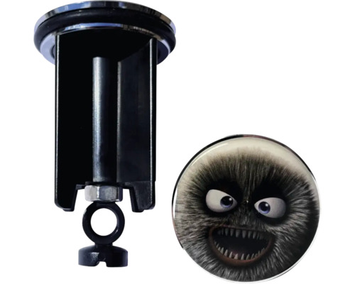 Bouchon excentrique Monster Grobbo 19408 2 Bonde de lavabo avec motif de monstre