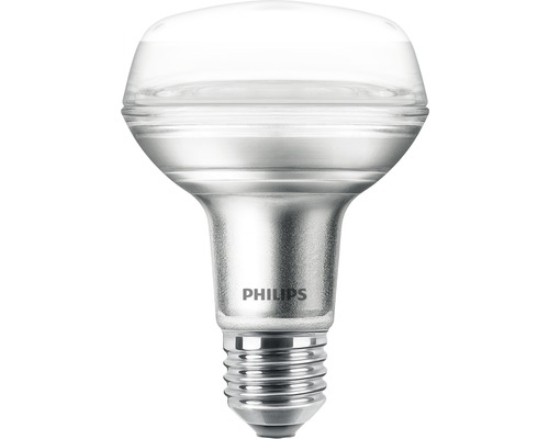 Ampoule à réflecteur LED R80 transparente E27/4W(60W) 345 lm 2700 K blanc chaud