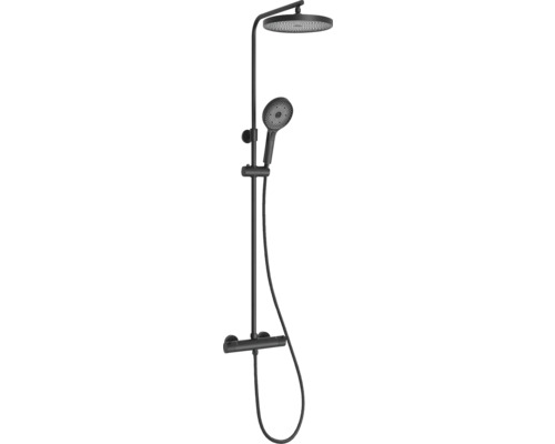 Colonne de douche avec thermostat form&style KUDA noir mat