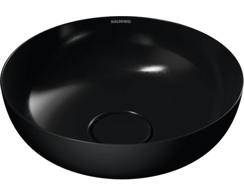 Lavabo à poser KALDEWEI MIENA 31 x 31 cm noir brillant emaillé avec revêtement 911406003701