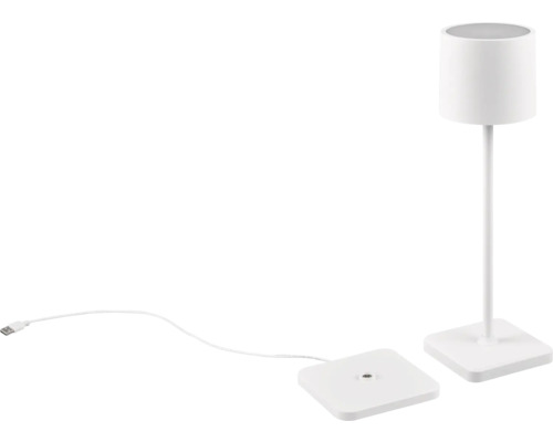 Lampe de table Fernandez LED 5 W blanc