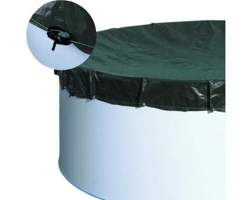 Bâche de protection Planet Pool Ø 460 cm vert