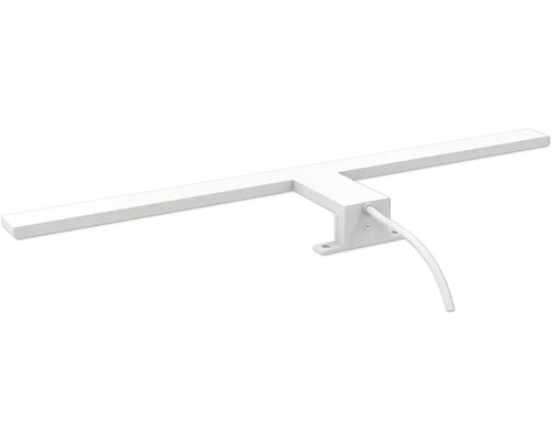 Lampe de miroir à LED blanche avec câble de connexion