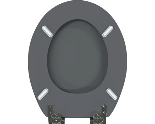 Abattant de WC en duroplaste avec mécanisme de descente automatique