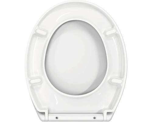 Abattant de toilette vu de dessus