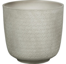 Pot de fleurs à motif structuré
