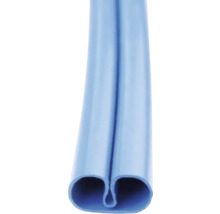 Hellblaues Dichtungsprofil Nahaufnahme