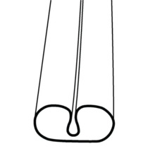 Skizze einer Fensterdichtung mit zwei Kammern