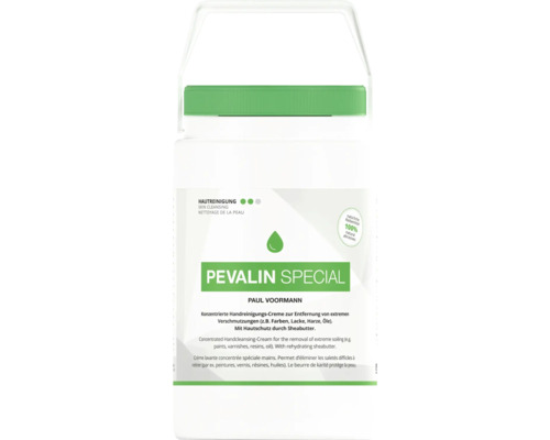 Crème de nettoyage pour les mains Pevalin Special seau de 3 l Pevalin Special Crème de nettoyage pour les mains pour éliminer les salissures importantes