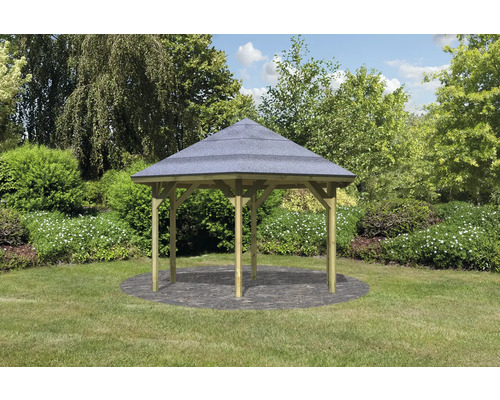 Pavillon Karibu Classic Felm 324x370 cm kesseldruckimprägniert