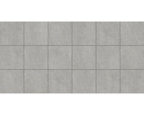 Dalles de terrasse grises posées en carré