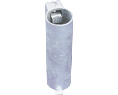 Douille de sol avec dispositif de blocage pour poteaux en tube h = 500 mm Ø 89 mm