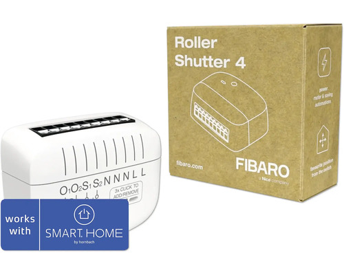 Fibaro Rollladensteuerung 4 mit Smart Home by Hornbach Siegel