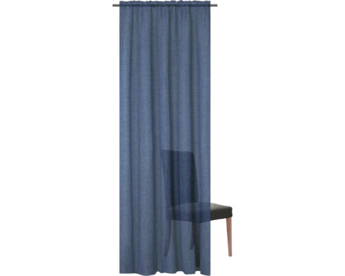 Blickdichter Vorhang am Fenster mit Faltenbandaufhängung