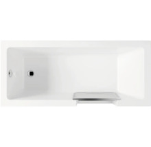 Baignoire rectangulaire avec vidange et trop-plein