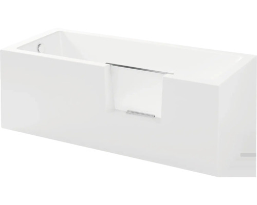 Baignoire rectangulaire avec tablier droit