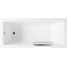 Baignoire rectangulaire avec bonde et trop-plein