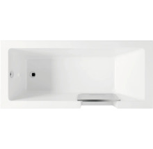 Vue de dessus d''une baignoire rectangulaire