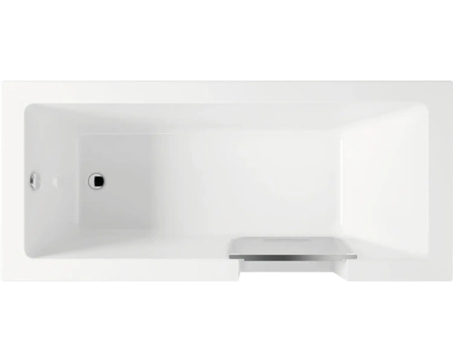 Vue de dessus d''une baignoire rectangulaire