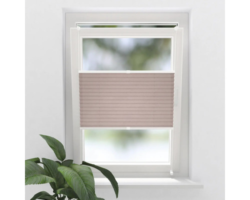 Fenster mit Faltstore zur Lichtregulierung