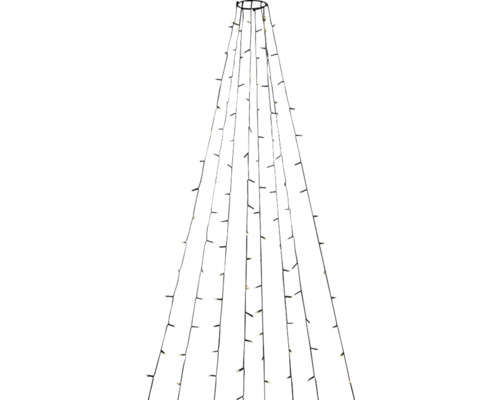 LED Baummantel Konstsmide 240 Lichter bernstein 7,40 m dunkelgrünes Kabel