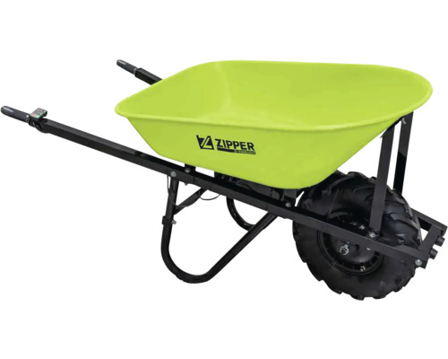 Schubkarre mit Kunststoffwanne und Luftreifen von Zipper