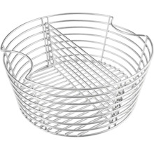 Panier à charbon de bois en métal avec séparateur