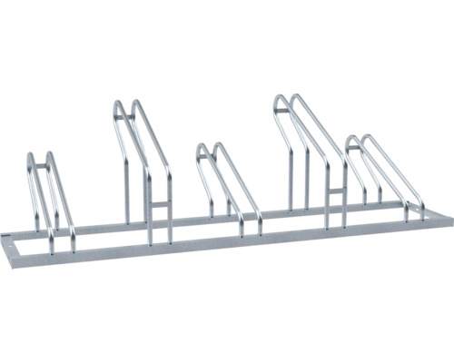 Porte-vélos pour position haute/profonde pour 5 emplacements L = 2100 mm