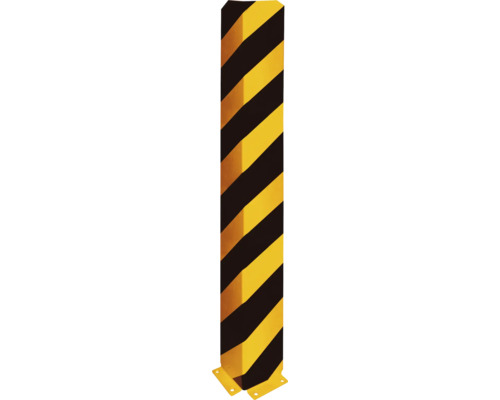 Cornière de protection en forme de L à fixer à l'aide de chevilles jaune-noir h = 1200 mm Cornière de protection en forme de L à fixer à l'aide de chevilles jaune-noir h = 1200 mm