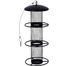 Mangeoire à oiseaux en métal avec dispositif de suspension