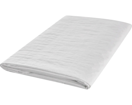 Bâche textile bâche de recouvrement 92 g/m² blanc 3 x 4 m