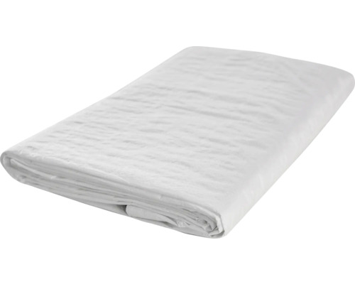 Bâche textile 90 g/m² blanc 4 x 5 m