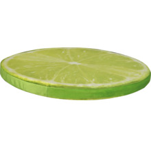 Dekokissen in Form einer Limettenscheibe