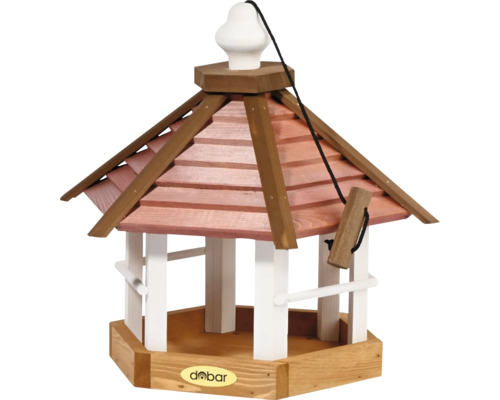 Vogelfutterhaus Herbstfrüchte 335x290 mm rot