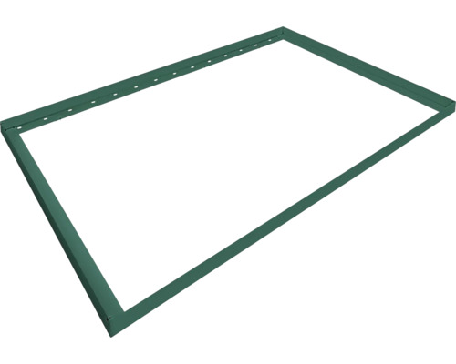 Cadre de toit Hörmann EcoStar pour toiture végétalisée abri de jardin toit en appentis type 1 RAL6005 vert