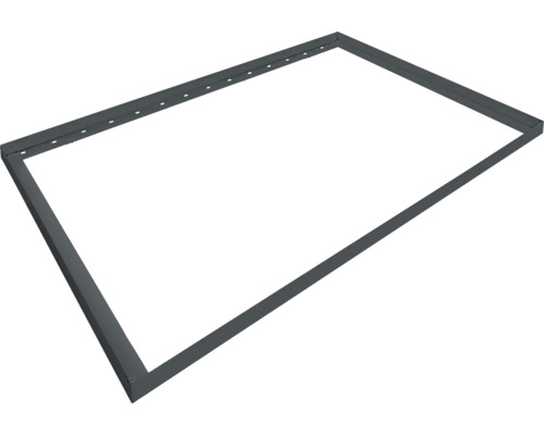 Cadre de toit Hörmann EcoStar pour toiture végétalisée abri de jardin toit en appentis type 2 RAL7016 anthracite