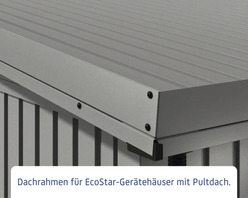 Dachrahmen für EcoStar Gerätehäuser mit Pultdach
