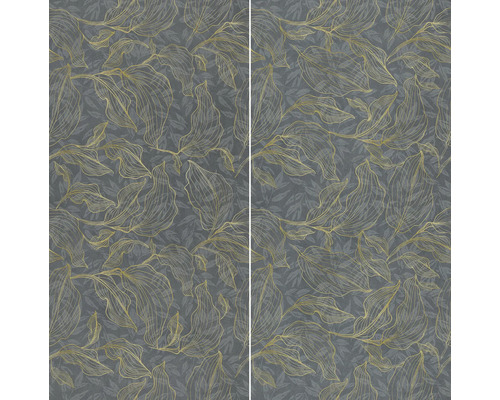 Carrelage décoratif Decors Royale 60x120 cm Papier peint avec motif de feuilles