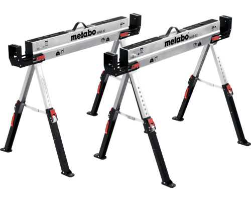 Metabo Arbeitsbock-Set MAB 82 höhenverstellbar Zwei Metabo MAB 82 Sägeböcke